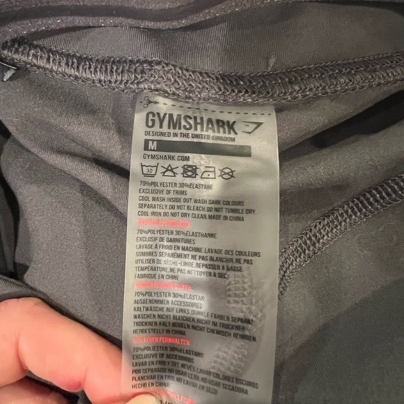 Gymshark Gray and Black Leggings - Picture 4 of 4
